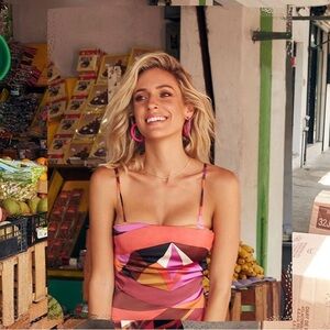 Uncommon James Hot Pink Island Hoop Earrings